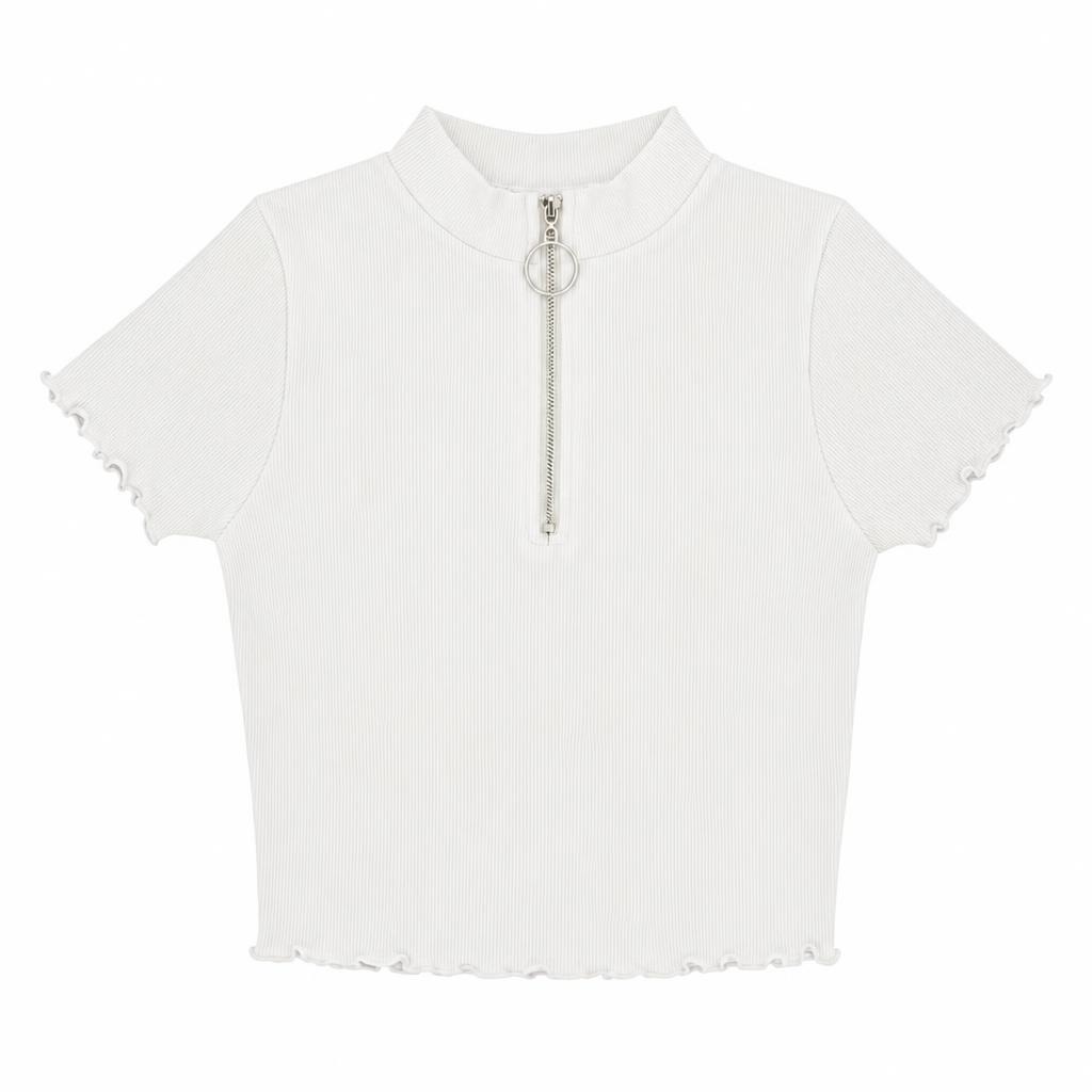 Blusa Orlanes Rib - Marfil