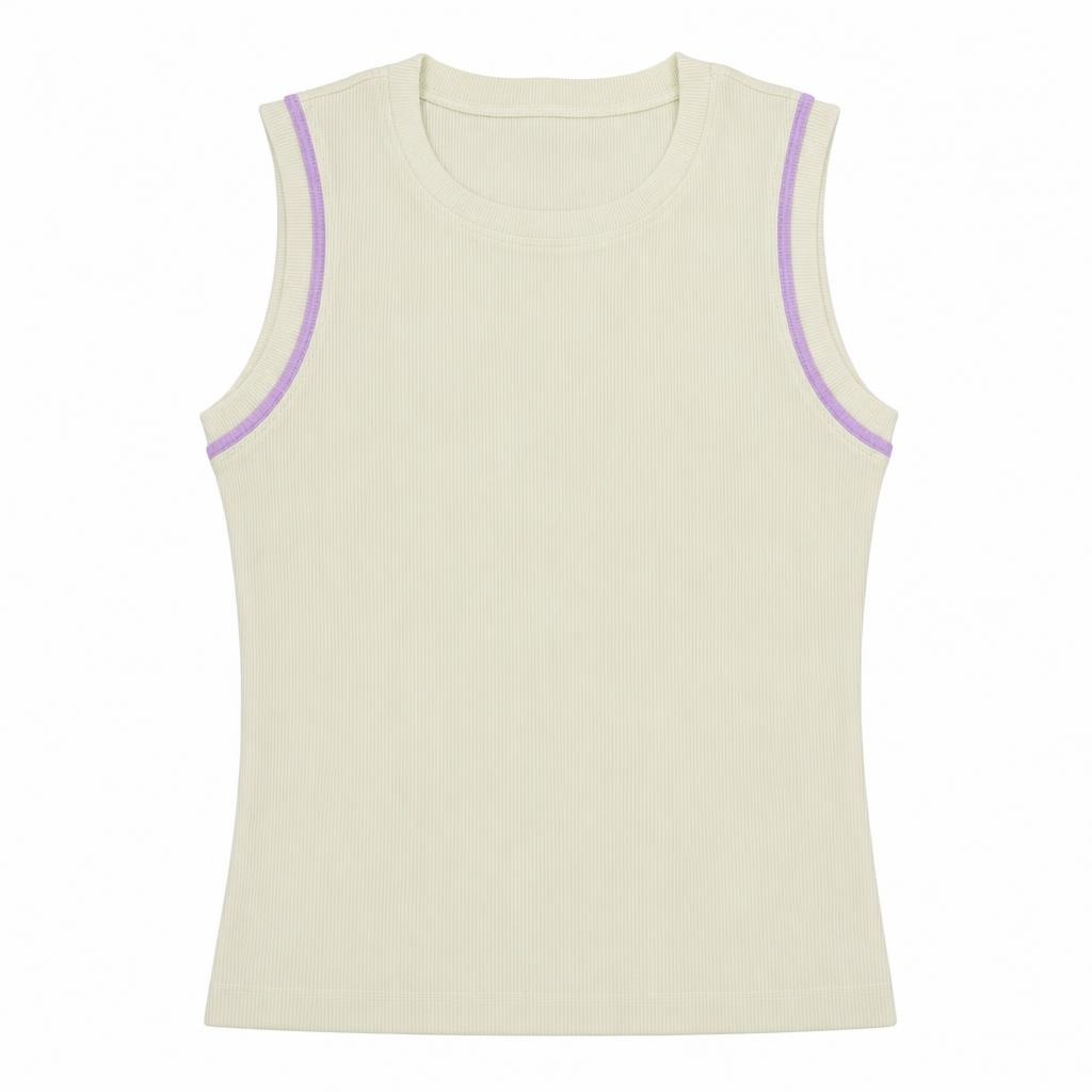 Blusa Siza Pitillo Aplique Miu - Amarillo + Rosado