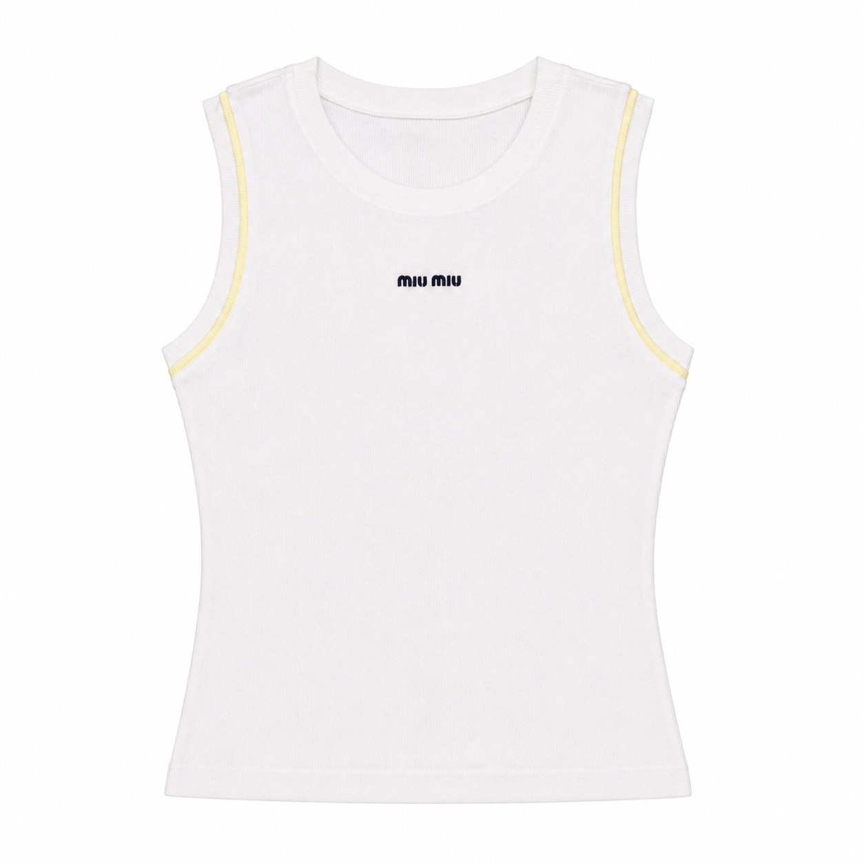 Blusa Siza Pitillo Aplique Miu - Marfil + Amarillo