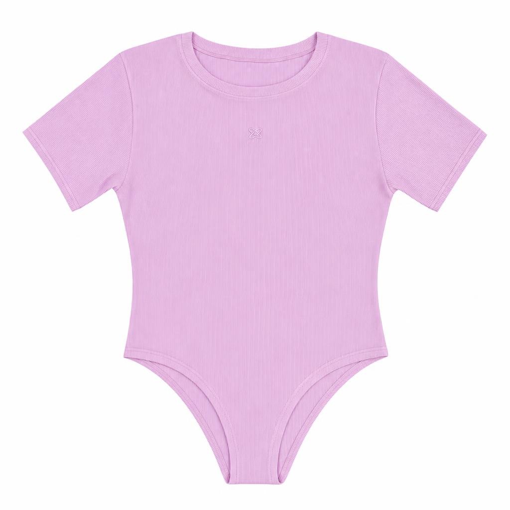 Body Manga Corta Plus - Rosado