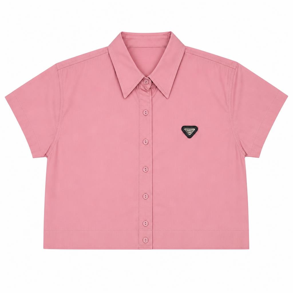 Camisera Oversize Manga Corta - Palo de rosa