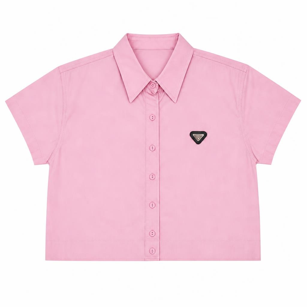 Camisera Oversize Manga Corta - Rosado