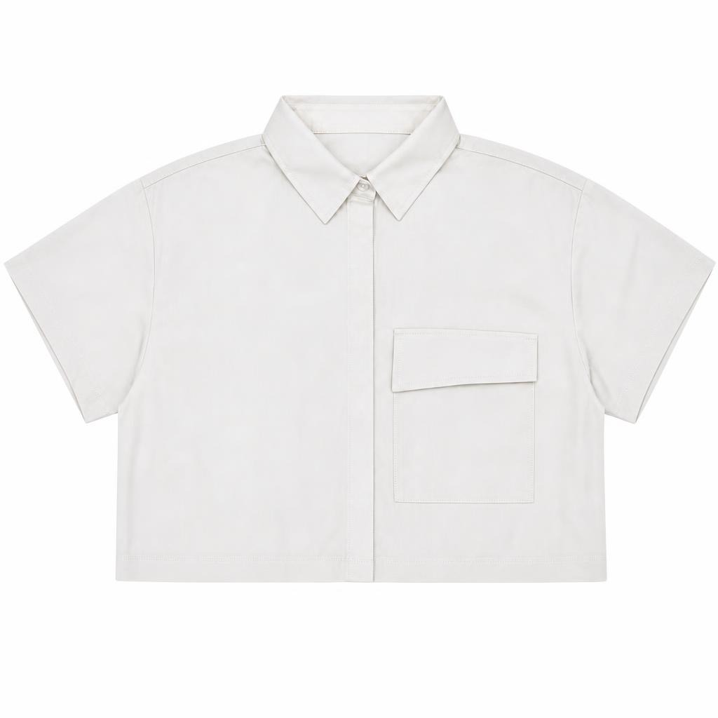 Camisera Perilla Oculta - Hueso
