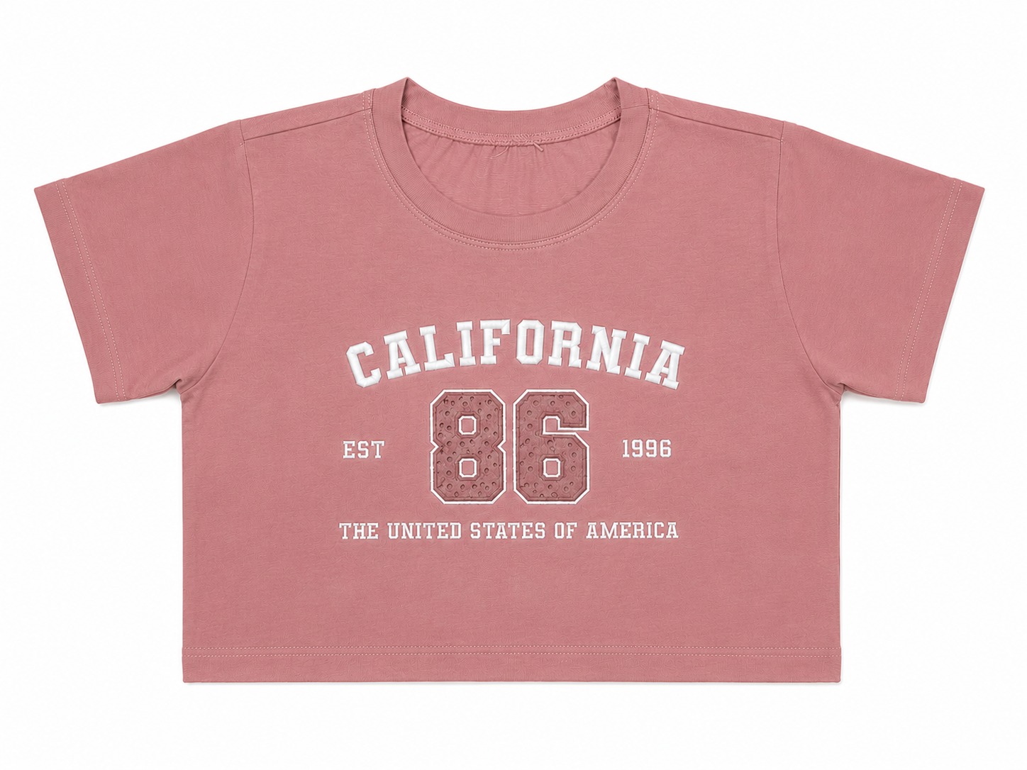 Camiseta California Tela Fría - Palo de rosa