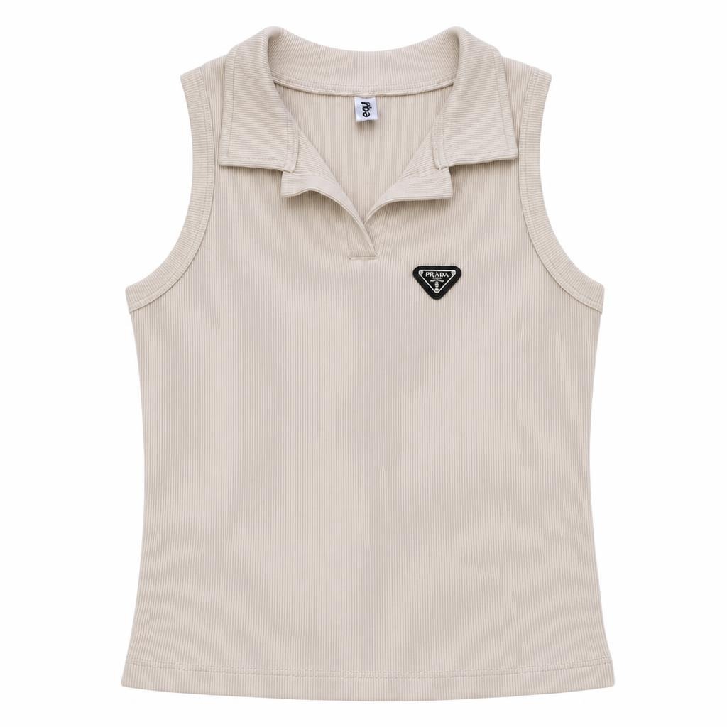 Polo Manga Siza Plus - Camel